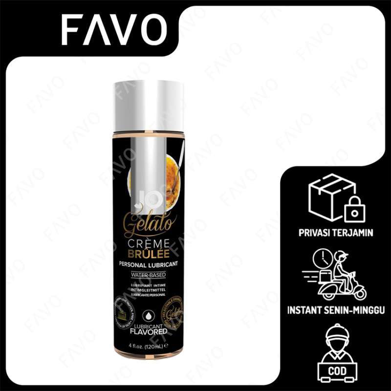 Jual Jo Gelato Creme Brulee Personal Lubricant - 120 Ml Di Seller Favo.id  Flagship Store - Karet Kuningan, Kota Jakarta Selatan | Blibli