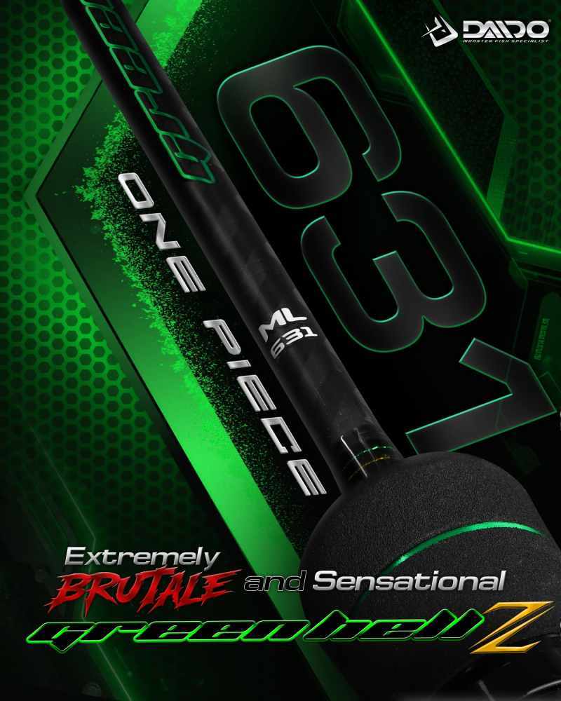 Jual Daido - Joran Green Hell Z Carbon Solid Spinning Dan Overhead ...
