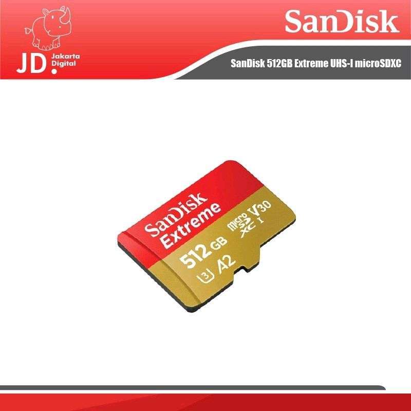 SanDisk 512GB Extreme UHS-I microSDXC Memory Card Micro SD 512GB Sandisk  Extreme