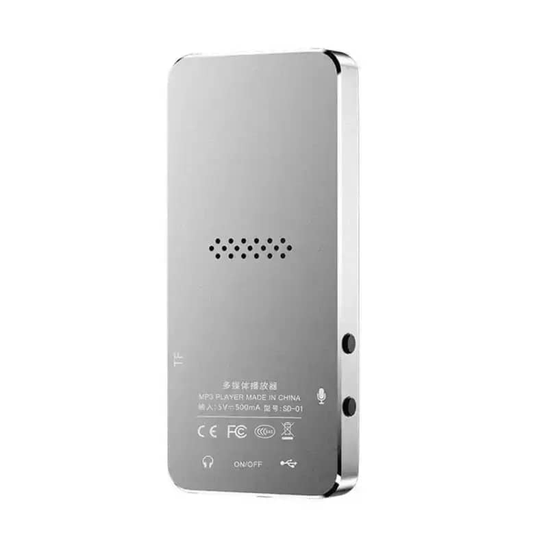 Worallymy Pemutar Audio MP3 Digital Bluetooth untuk Pecinta Musik, dengan Desain Kecil dan Ringan serta Baterai Tahan Lama hingga 30 Jam. Ideal untuk Hiburan Saat Bepergian