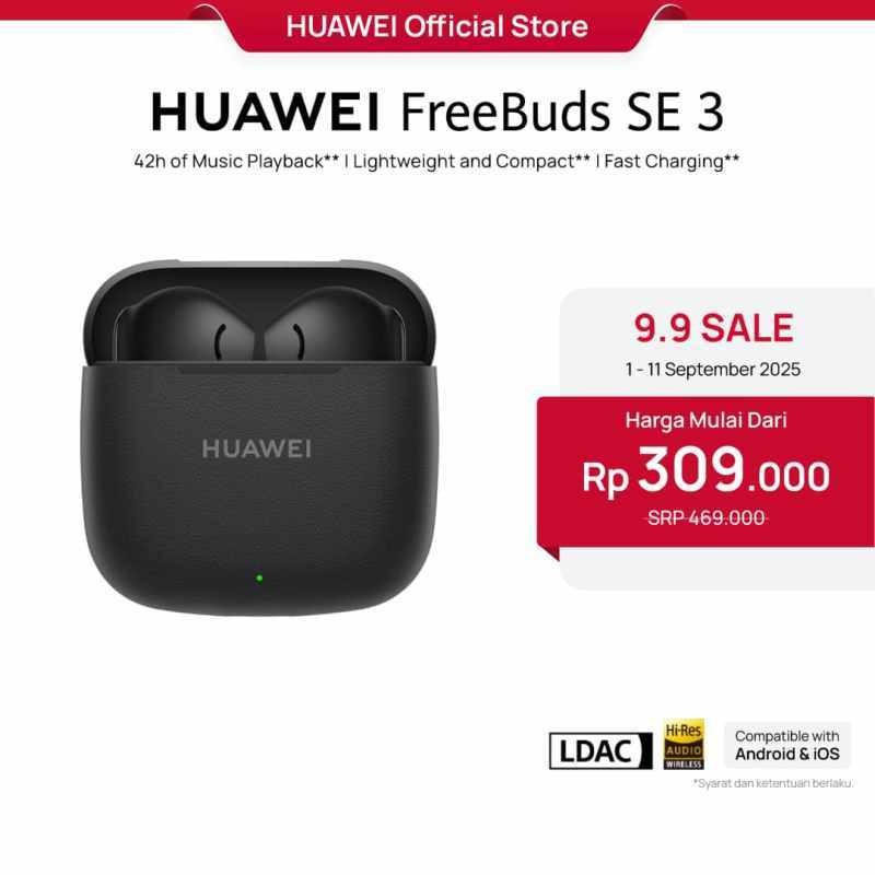 Freebuds Huawei Earphone Wireless Promo HUAWEI Freebuds SE