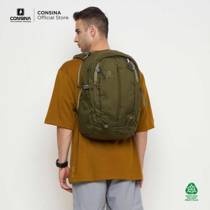 Consina Enrekang I Tas Ransel Laptop Outdoor Backpack Travel 28L Office