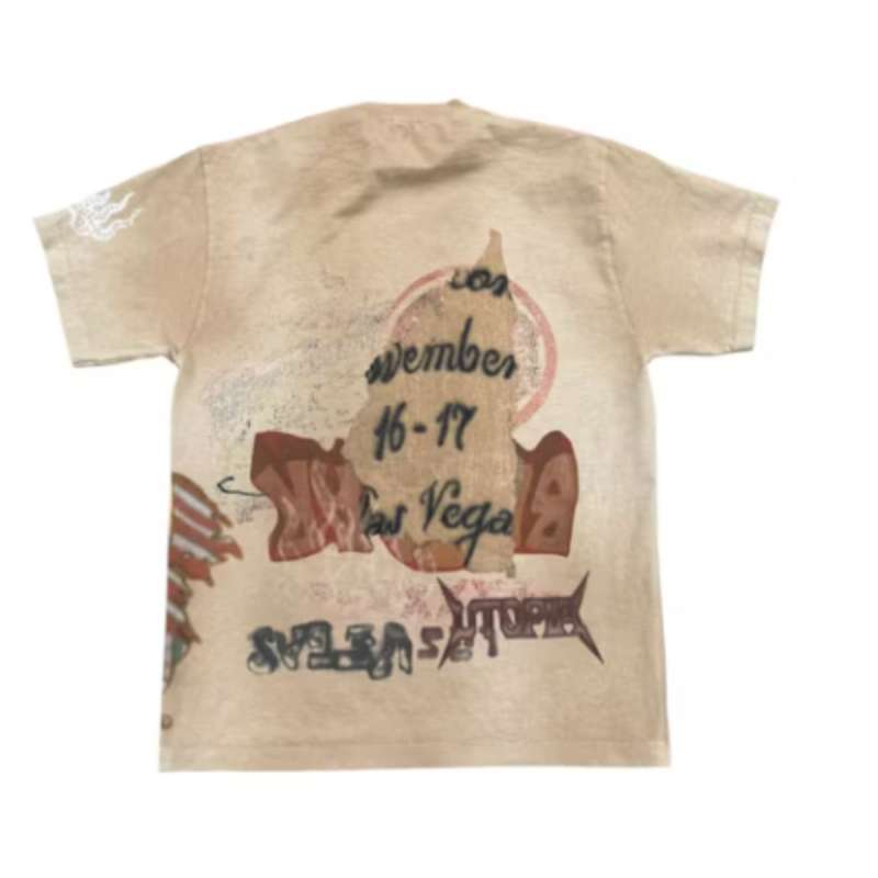 Promo Travis Scott Cactus Jack Bazaar Souvenir T-shirt Brown