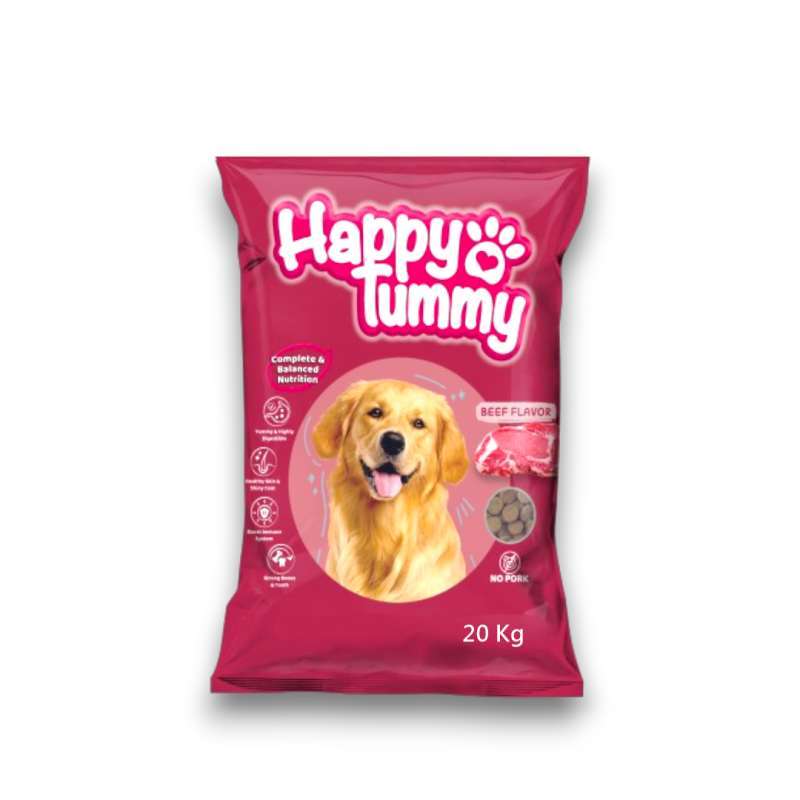 Joy Pink Dog Food Dry Dog Food HAPPY TUMMY 20 Kg Makanan Anjing