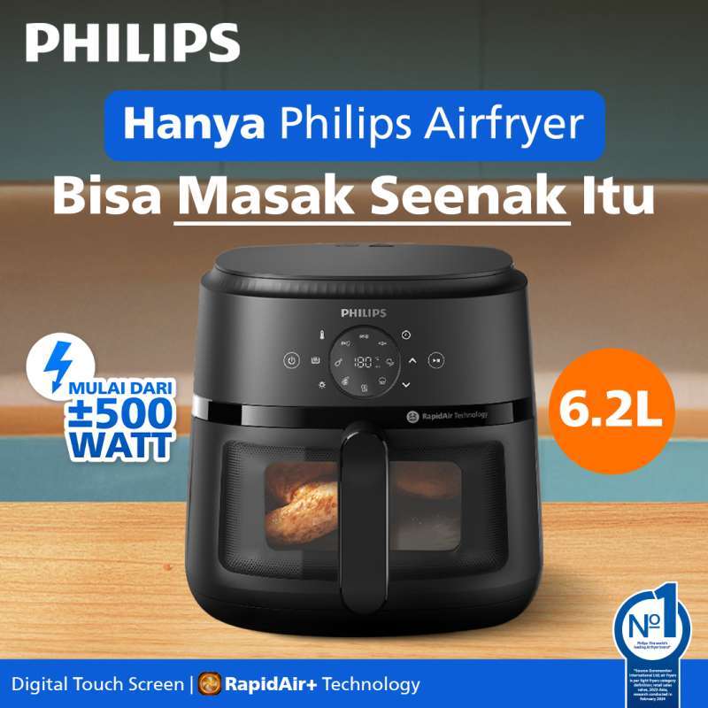 Promo Baru! Philips Airfryer Low Watt Mulai Dari ±500w Transparan