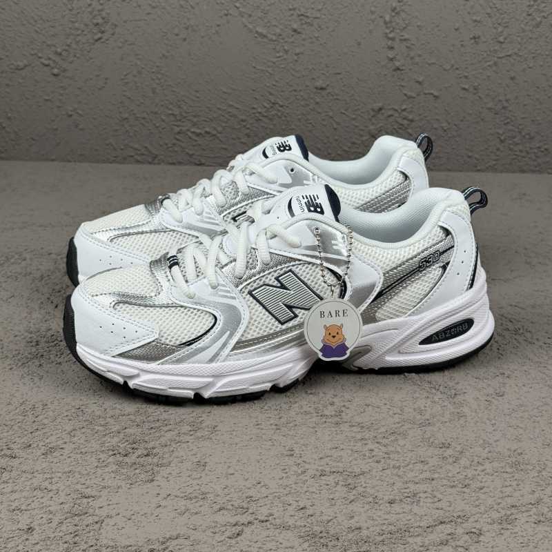 New Balance 530 White Silver Navy Indigo GS (100% Original) [GR530SB1]