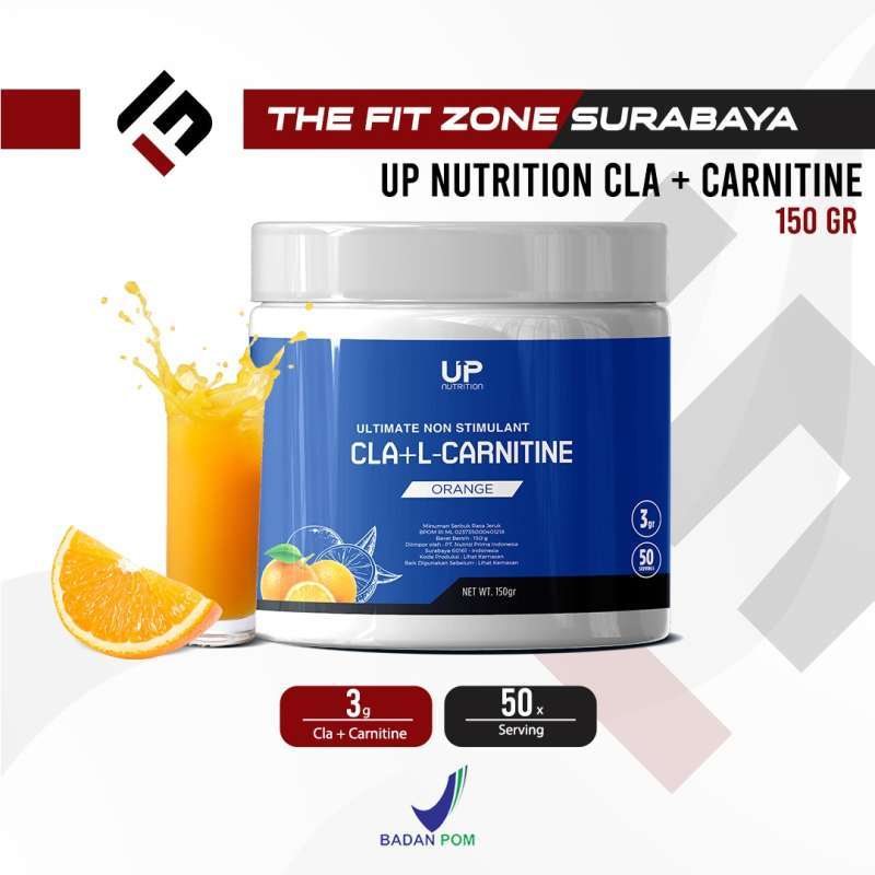Jual Up Nutrition Cla + L-carnitine 150 Gram 50 Servings Fat Burner Non  Stimulant Di Seller Thefitzonestore - Kebraon, Kota Surabaya
