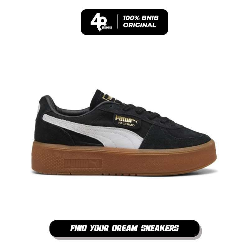 Sepatu Sneakers Wanita PUMA Palermo Elevata Black 399348-01) Original
