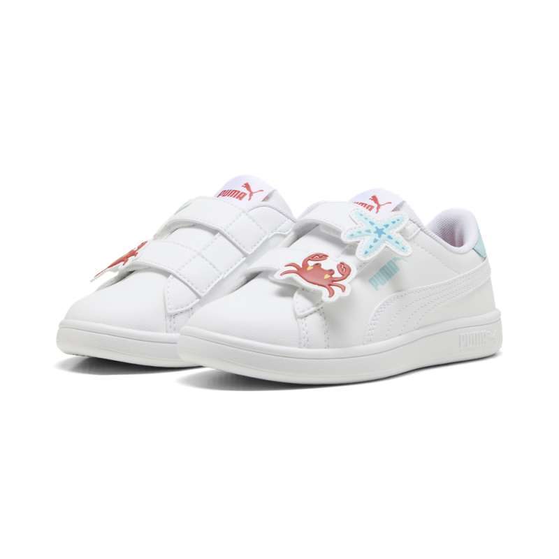 Puma Kids Puma Smash Badges V PS PUMA White-Sa Shoes (39728606)