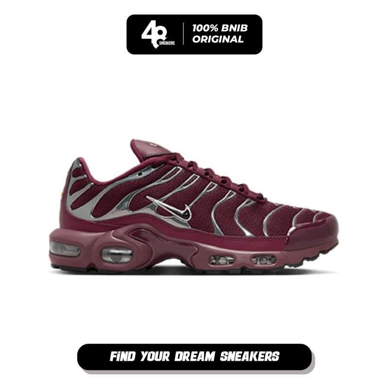 Sepatu Sneakers Wanita Nike Air Max Plus Night Maroon (HJ9743-600)  Original