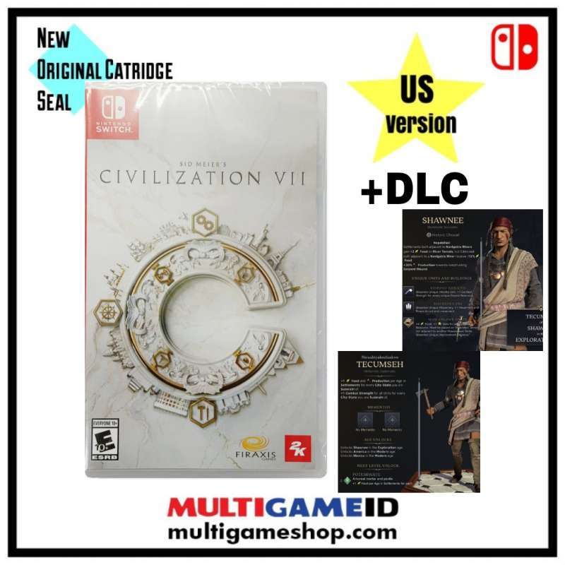Civ Vii Civilisation Game Switch Jual Switch Sid Meier's Civilization