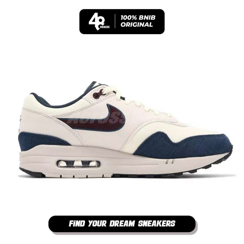 Sepatu lari Pria Nike Air Max Coconut Milk Burgundy Crush (FN6952-103)  Original