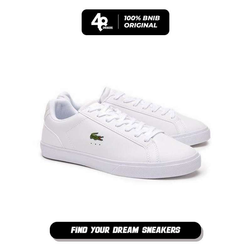 Sepatu Sneakers Pria Lacoste Lerond White (L4M45CMA0100) Original
