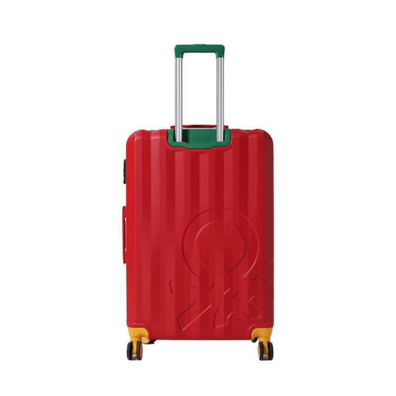 TERMURAH United Colors Of Benetton LUGGAGE OF 28 Inch Red Koper  Kapasitas besar Bagasi Original Anti Pecah