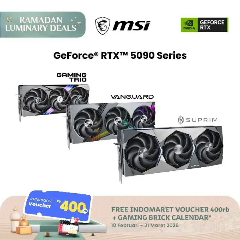 MSI GeForce RTX 5090 32G Gaming Trio OC Graphic Card