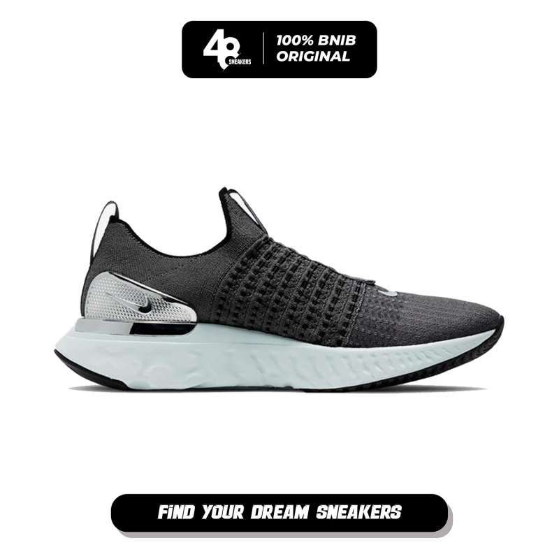 Sepatu Lari Pria Nike React Phantom Run Flyknit Road (CJ0277-006) Original