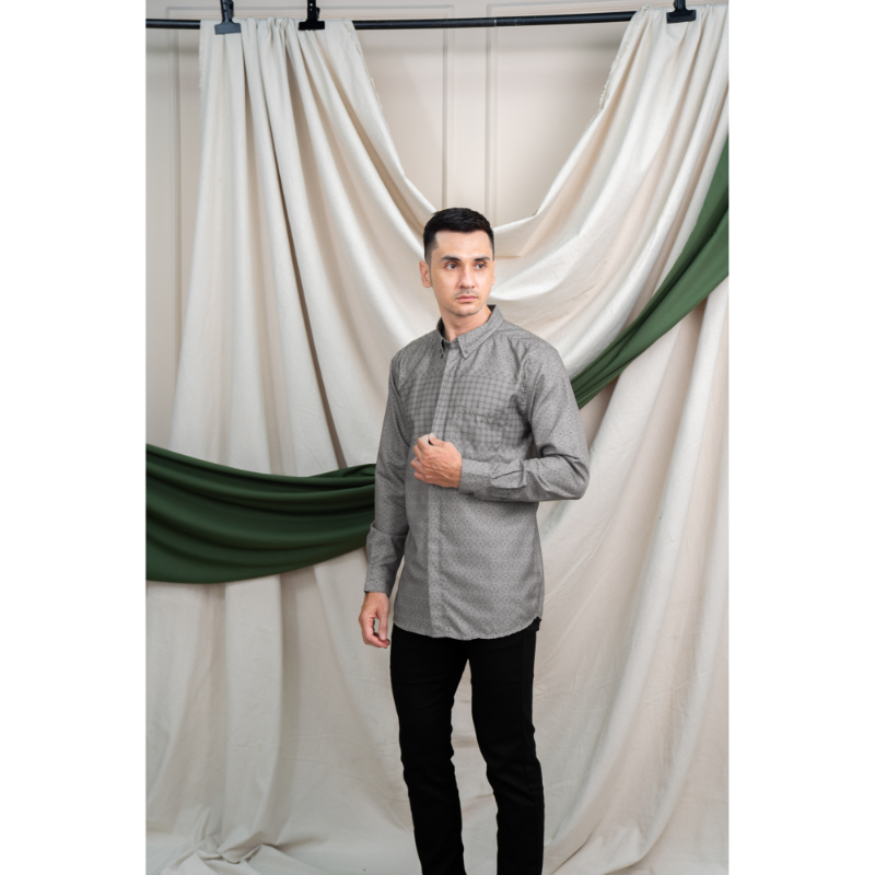 Heaven Lights Men Marsa Shirt Long Sleeve Fossil