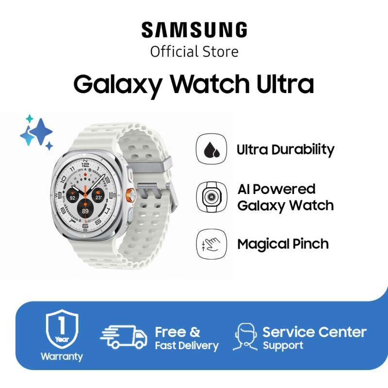Samsung Galaxy Watch Ultra Smartwatch AI, Prosesor 3nm, Ultra Durability,  Dual GPS System