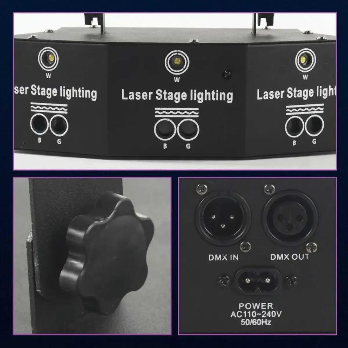 Jual Alien Lampu Proyektor Disco Sensor Suara Rgbw Dmx512 25w - Cahaya ...