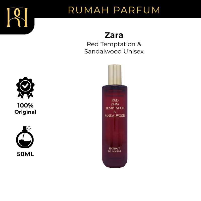 Jual Zara Red Temptation Sandalwood Unisex 50 Ml Di Seller Rumah