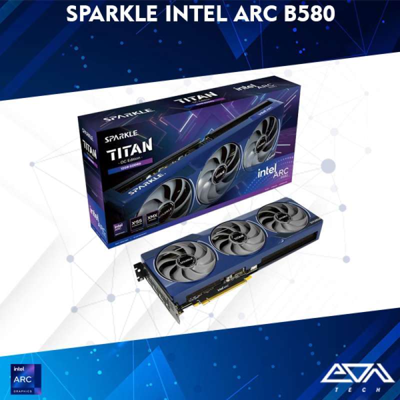 Jual VGA Sparkle Intel Arc B580 12gb Titan Oc Gddr6 Di