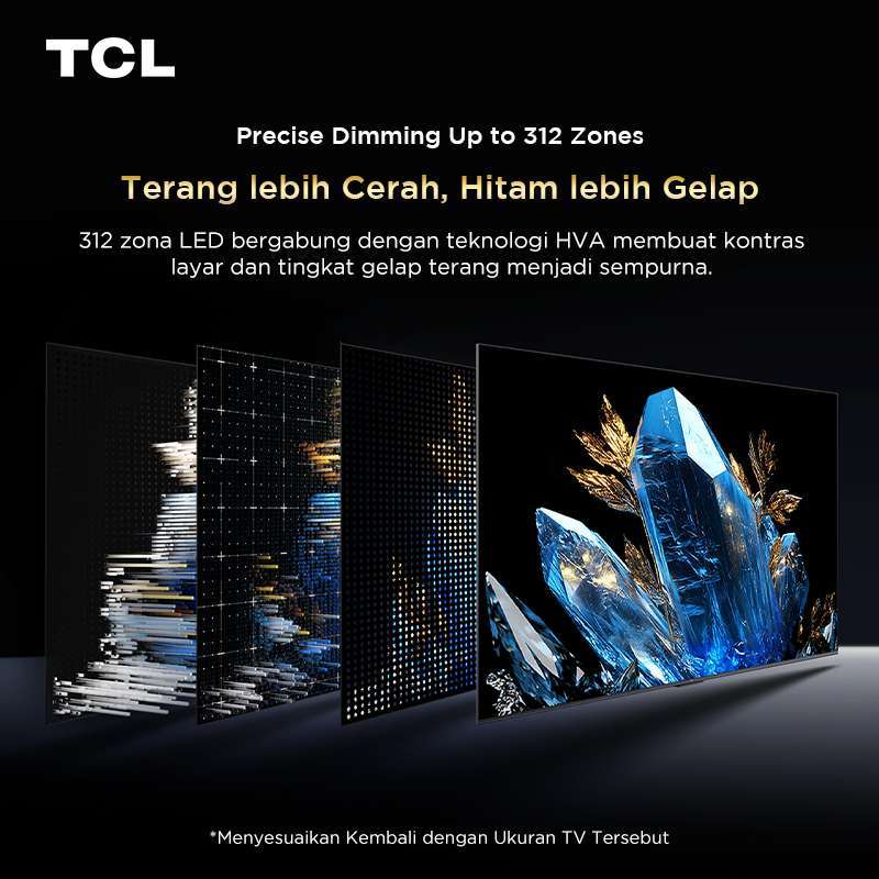 Promo [4k Quantum Dot Mini Led Tv] Tcl 50 Inch C6ks - 312 Dimming Zone ...