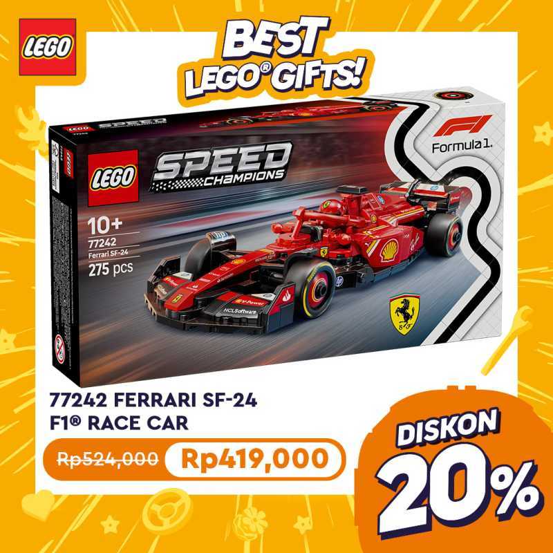 Beli LEGO Speed Champions 77242 Ferrari Sf-24 F1 Race Car (275