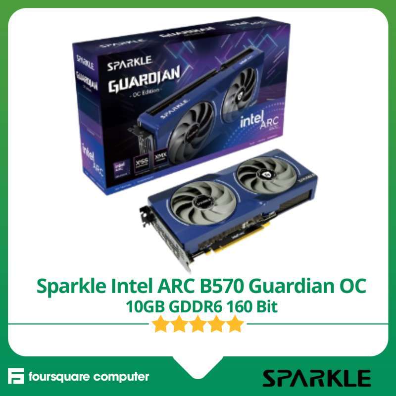 Sparkle Intel ARC B570 Guardian OC 10GB GDDR6 160 Bit Resmi