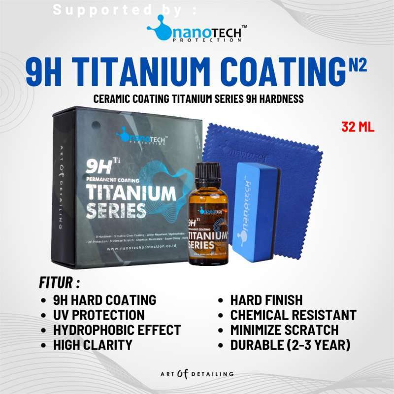 Jual Nano Ceramic Coating 9h Titanium Series - Nanotech Paint ...