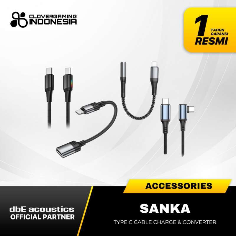 dbE Sanka Type C Converter AUX Jack USB OTG Type C Adapter