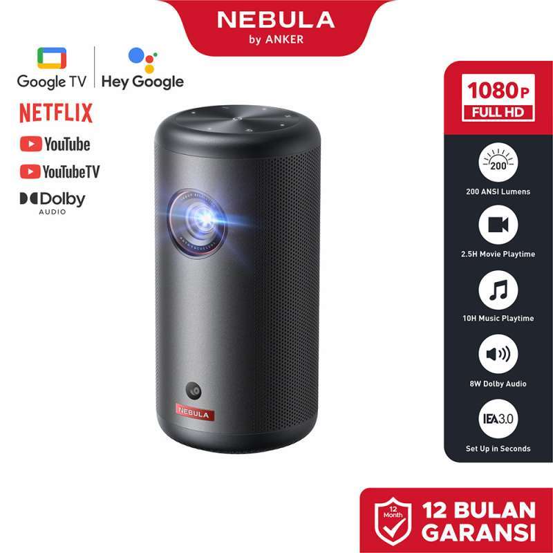 Anker Nebula Capsule 2プロジェクター Nebula (ネビュラ) Capsule II | モバイルプロジェクターの製品
