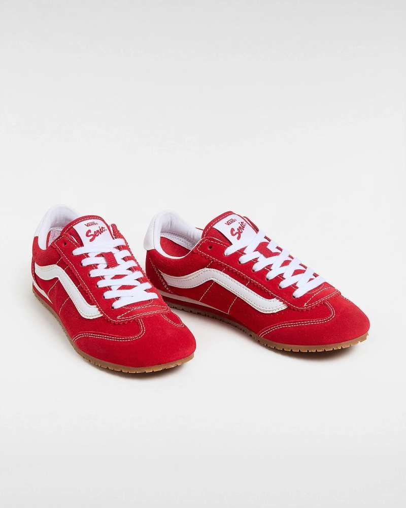Vans Low Pro Red Vans Super Lowpro Sepatu Sneakers Unisex Racing