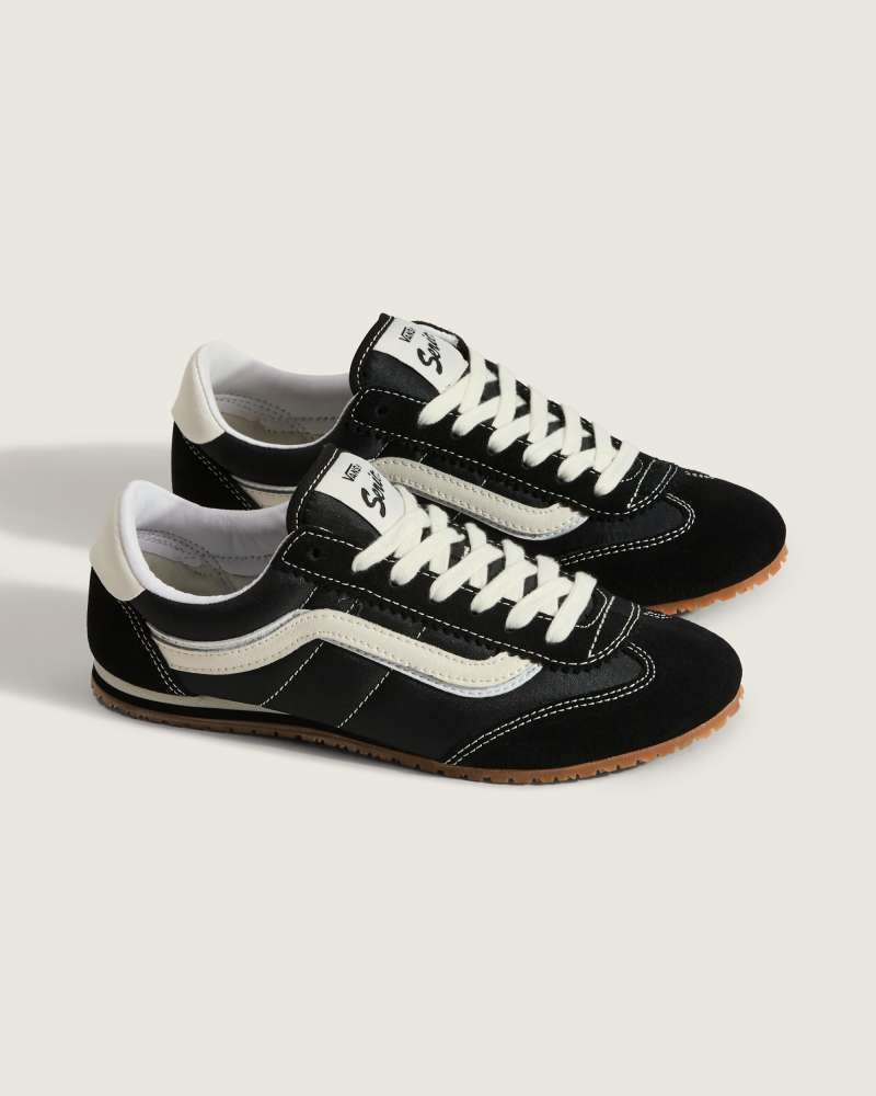 [100% Original] Vans Super Lowpro Sepatu Sneakers Unisex  Black[Vn000D83Bla]