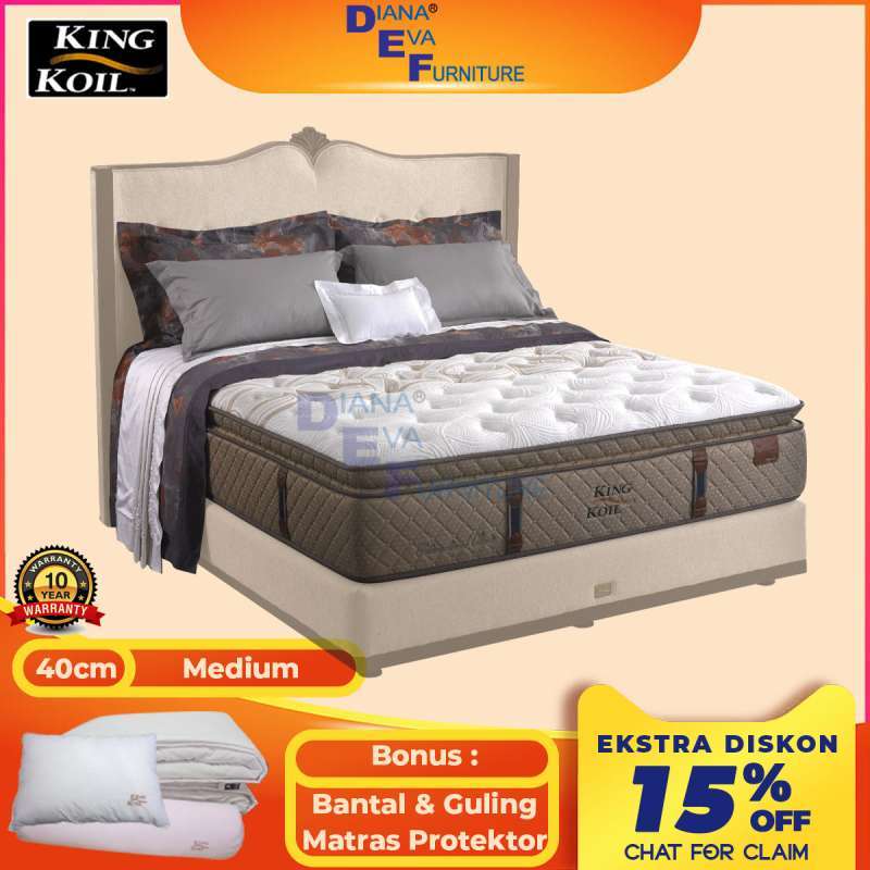 Promo King Koil International Classic Full Set Kasur Springbed Diskon