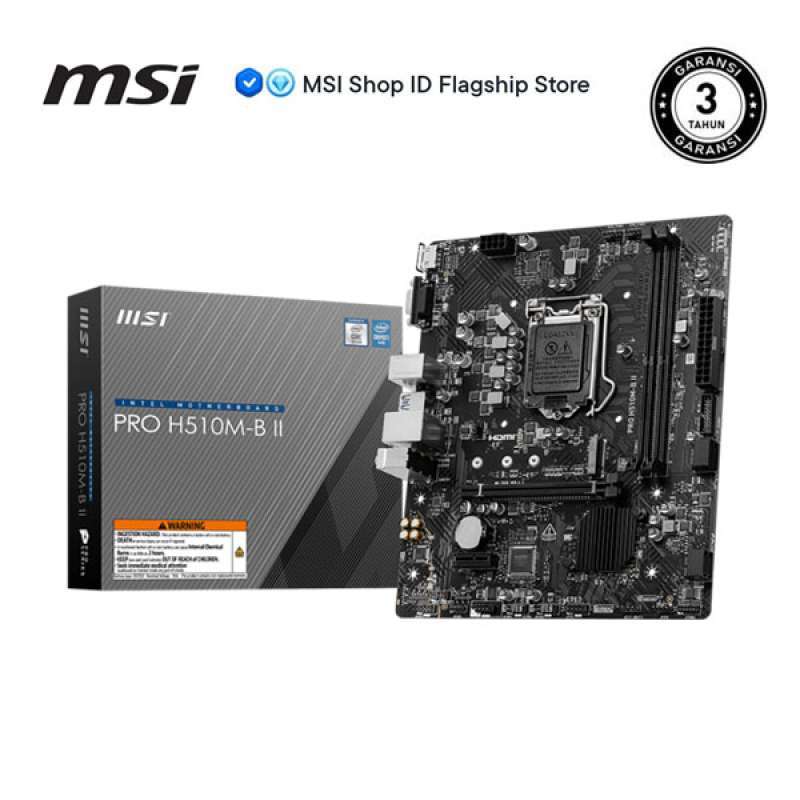 Jual Msi Pro H510m-b Ii Ddr4 [intel Lga 1200 Support Gen 10