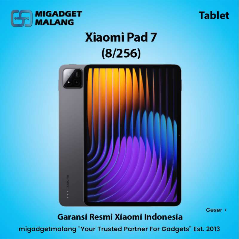 Promo Xiaomi Pad 7 8/256 144hz 8850mah 45W Tablet Mi Pad 7 Wi-Fi 6