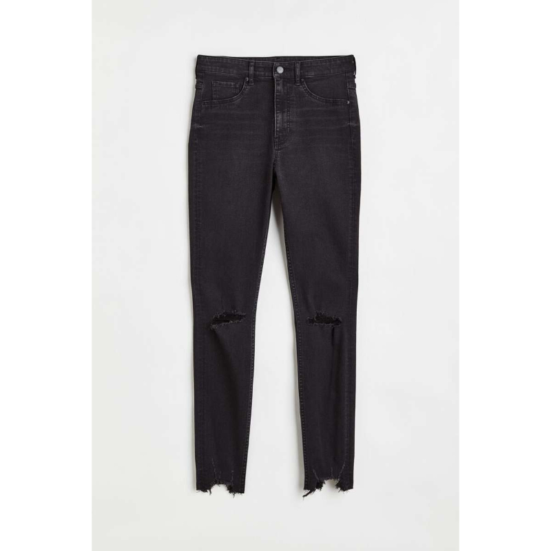 Promo H&m Divided Curvy Jeggings Uhw Bawahan Wanita Black