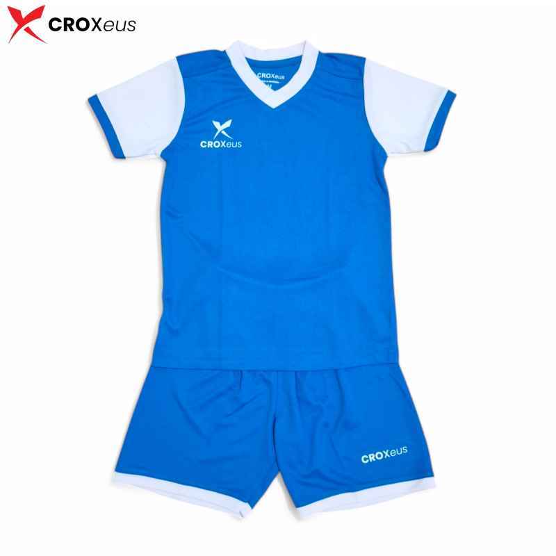 Croxeus Jersey Bola Anak Anak SSB Motif Terbaru Baju Futsal Anak