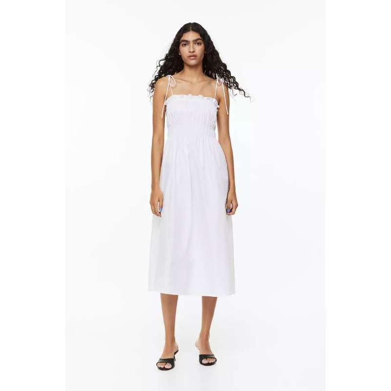tall maxi dresses Asymmetrical High-Neck Long Dress – Ivory S / Ivory Size:US9 / UK8 / EU42 middle school dance Antique French Provincial Solid sleeve length 23 in