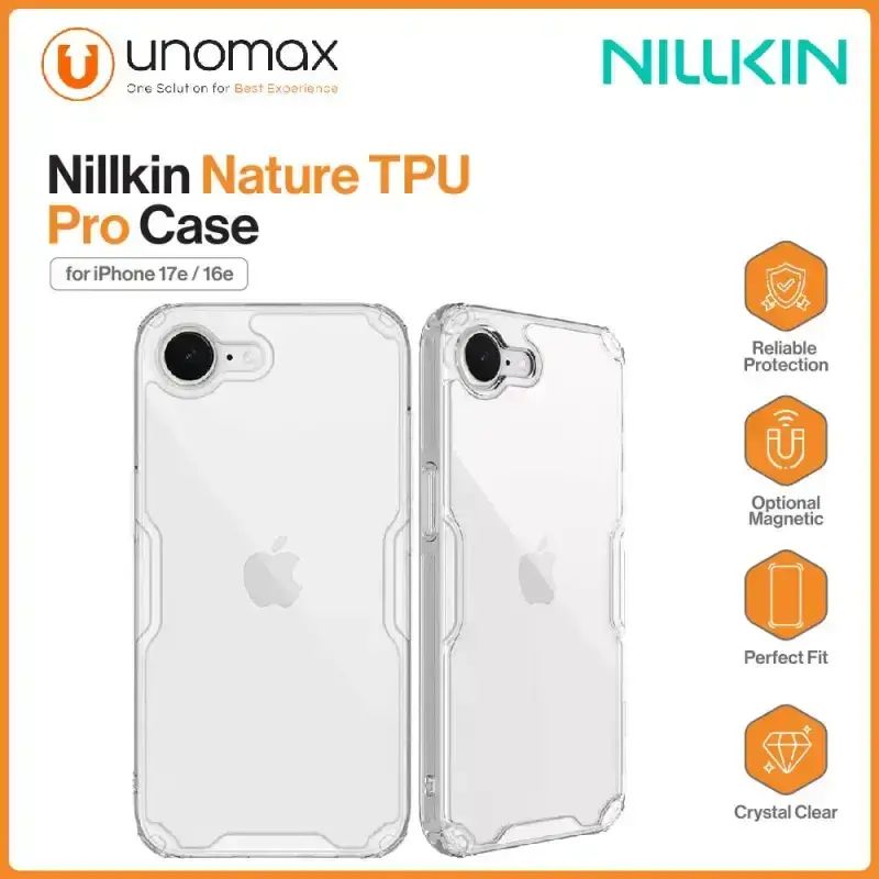 Promo Case iPhone 17e / 16e (6.1) Nillkin Nature Tpu Pro Hybrid Casing ...