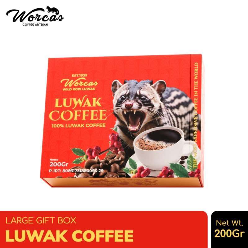 Promo Worcas Kopi Luwak Liar Sumatra King Gayo & Bali King - Large
