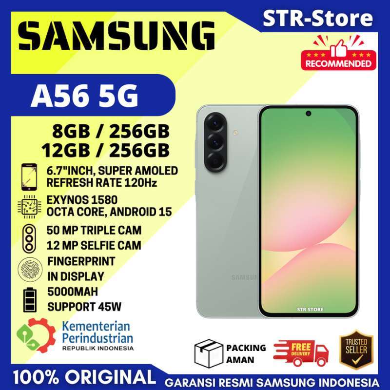 Promo Samsung A56 5g 12/256 GB Garansi Resmi Samsung Android A56 