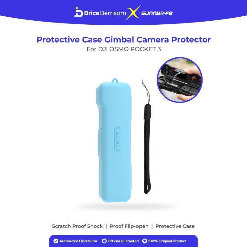 SUNNYLIFE Protective Case With Lanyard For DJI OSMO POCKET Gimbal Camera  Protector Storage Box Cover Casing Shockproof Action Cam Camera Aksesoris