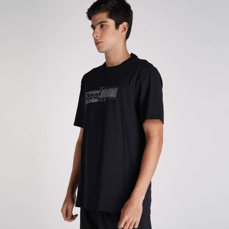Reebok Men T-Shirt Beni Lifestyle Baju Pria [REEMLT2535BL]