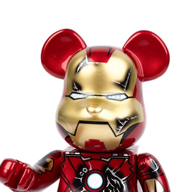 Jual Bearbrick X Marvel Iron Man 3 (iron Man Mark Vii Damage Ver