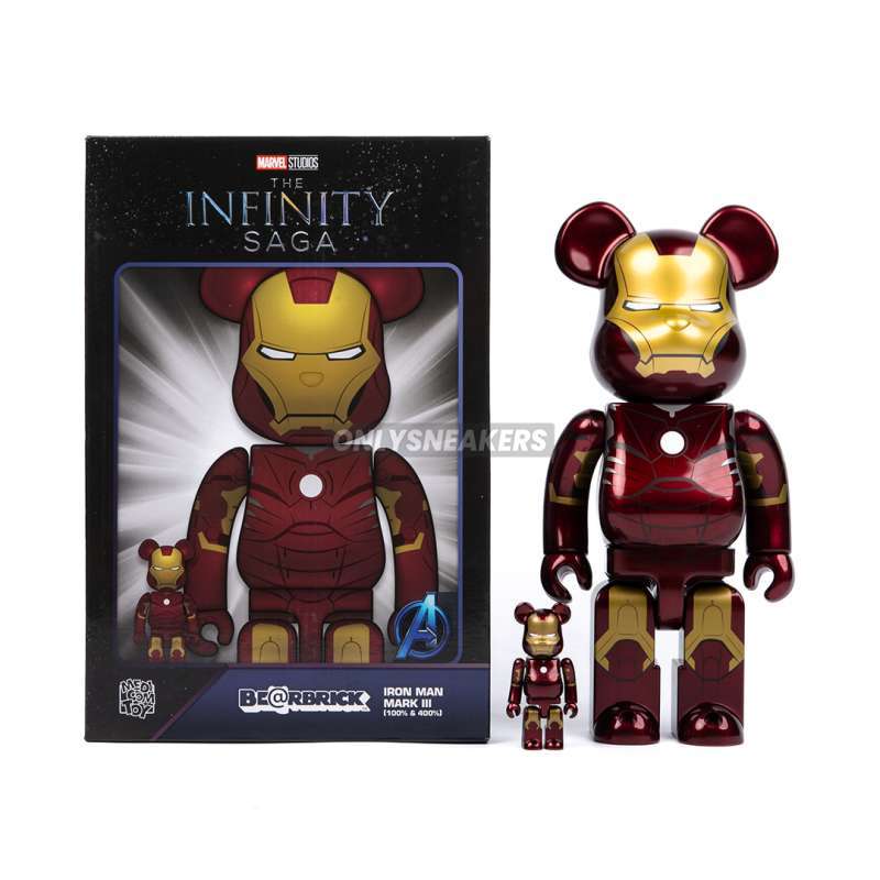その他 MARVEL STUDIOS BE@RBRICK 400% IRON MAN Bearbrick Unboxing: Iron Man Mark 50 - Marvel Infinity Saga - 400