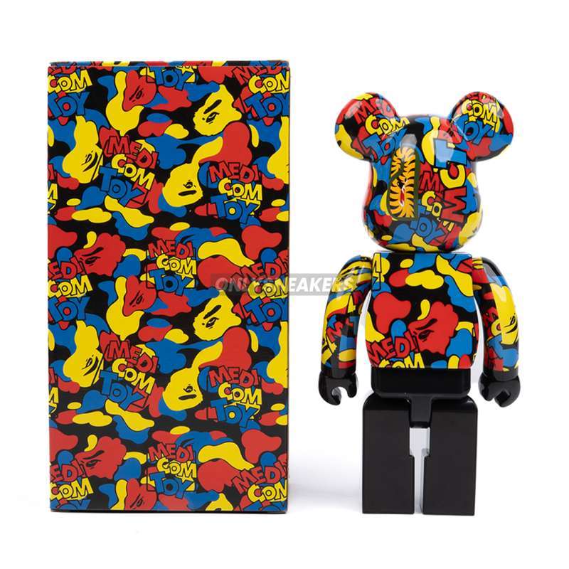 BEARBRICK BAPE CAMO SHARK MULTI 400%