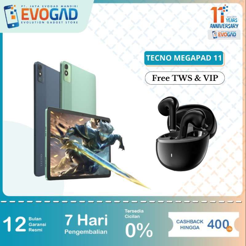 Tecno Megapad 11 dengan Layar Ultra Jernih 11, Prosesor MediaTek Helio G99 dan Baterai 8000mAh, Cocok untuk Pelajar dan Profesional di Indonesia