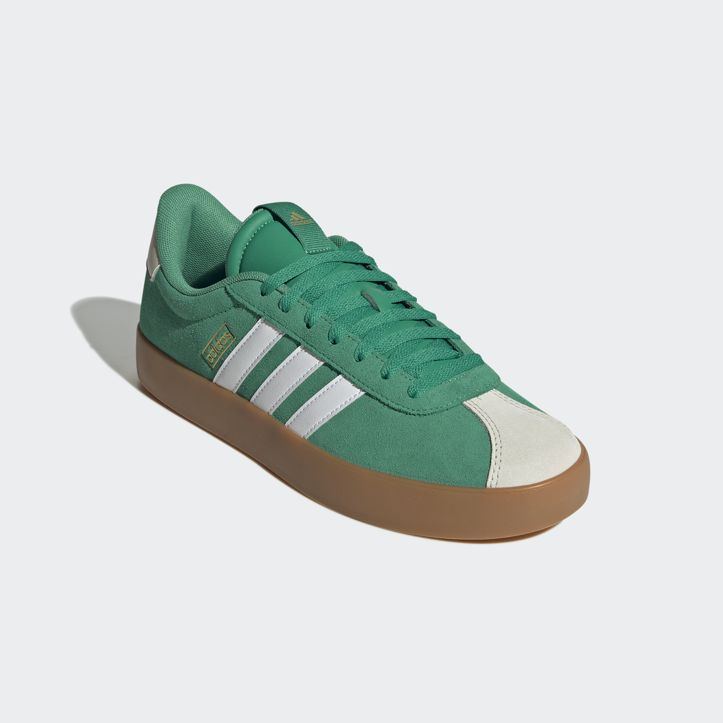Adidas Vl Court Red And Green Stripe Trainers Adidas Men Shoes