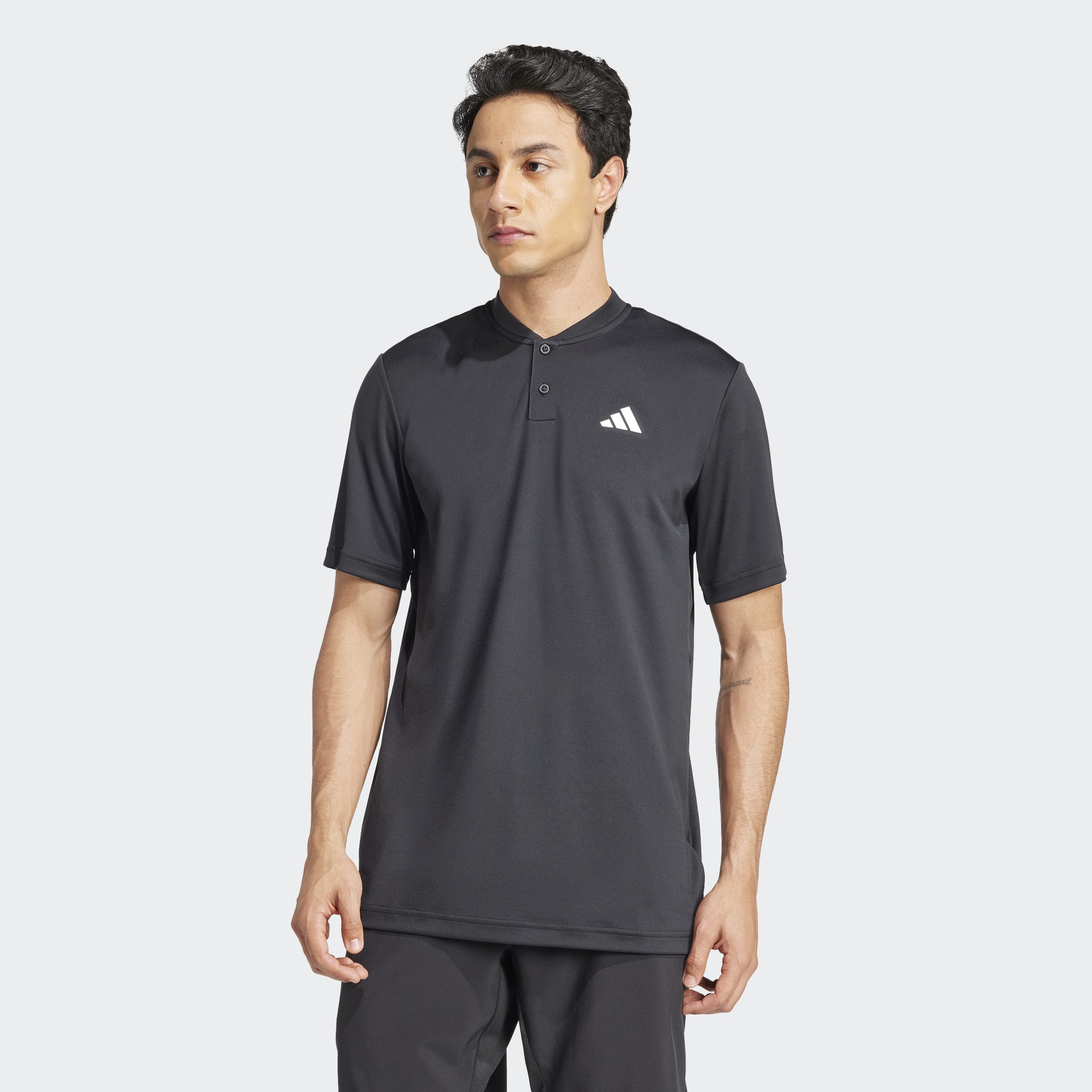 adidas Men Tennis Polo Shirt Club Climacool Henley Baju Tenis Pria [JH3393]